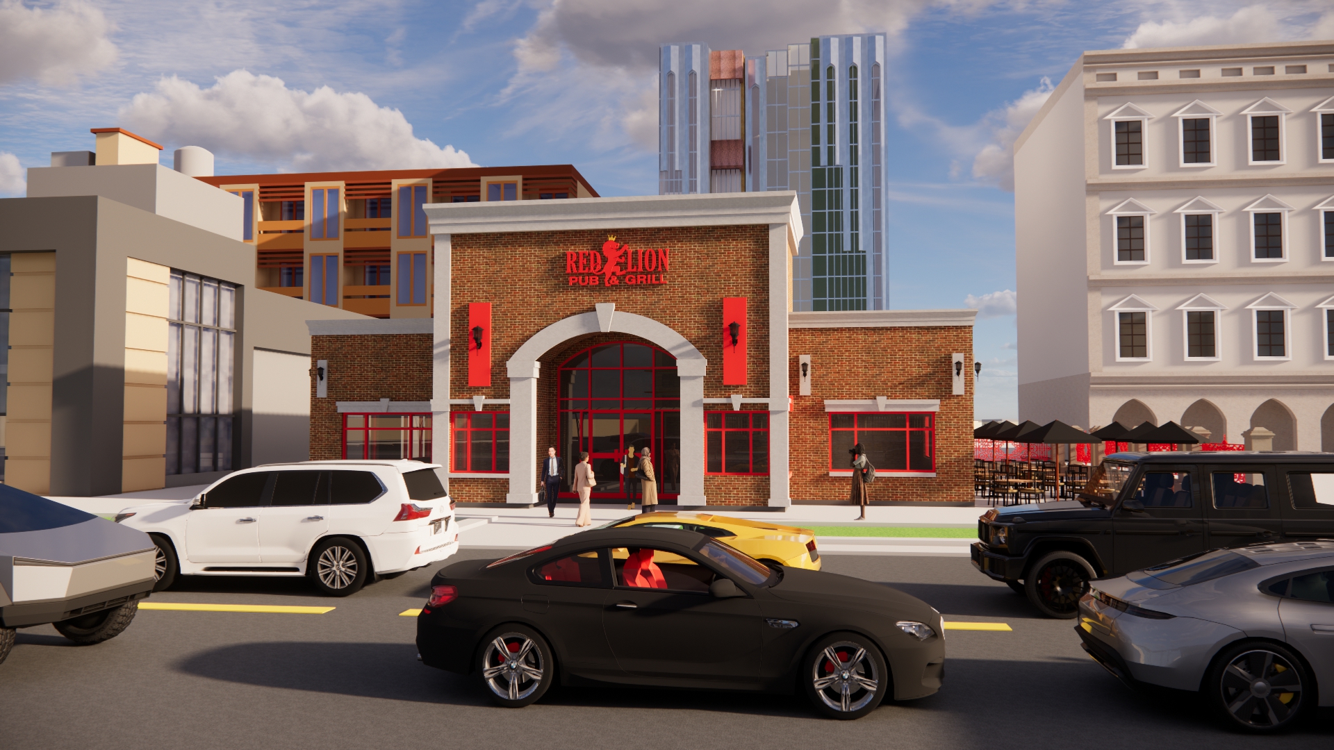 Red Lion — Exterior