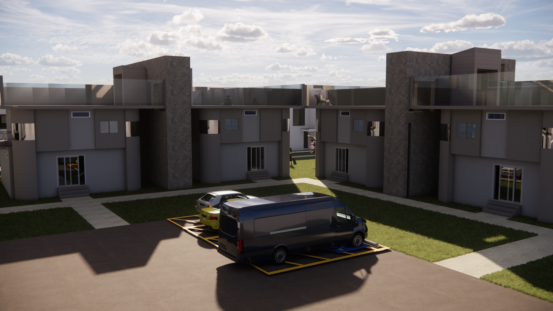 Student Housing — Rear